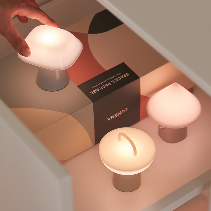 LUMENA 無線積木小夜燈3入組(天空系列)