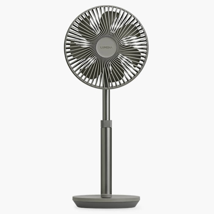 LUMENA PRIME3 USB 伸縮擺頭風扇-深綠